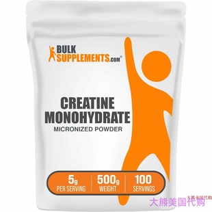 BULKSUPPLEMENTS.COM Creatine Monohydrate Powder (500 Grams)