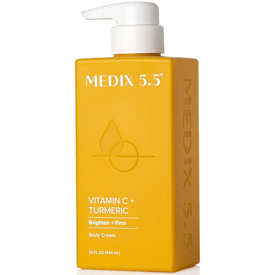 Medix 5.5 Vitamin C + Turmeric Body Cream, Brighten Firm