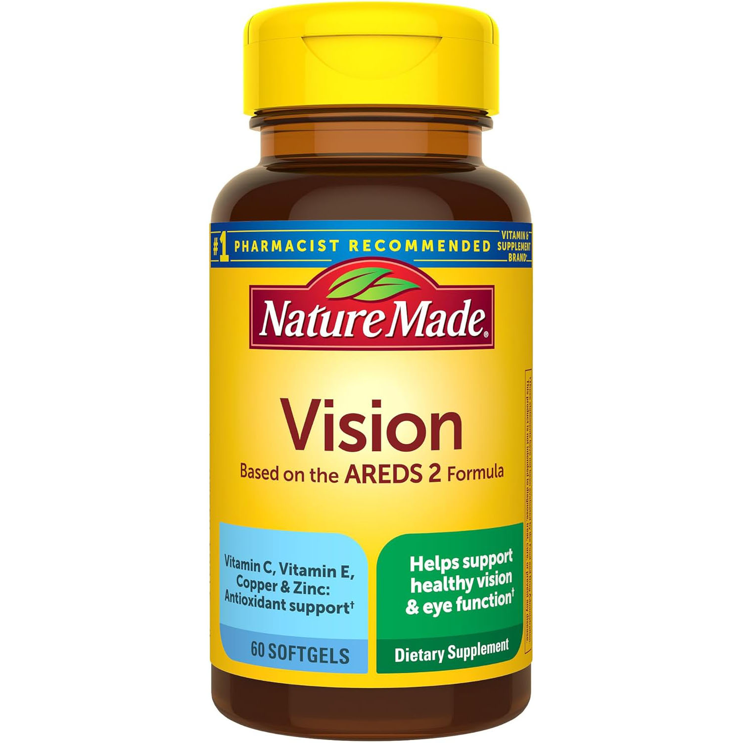 Nature Made Vision Based on the AREDS 2 Formula, Eye Health
