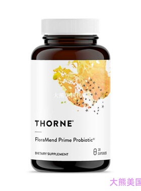 Thorne Research FloraMend Prime Probiotic, 30 Capsules