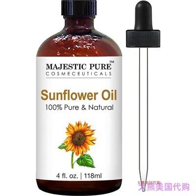向日葵油 118ml, MAJESTIC PURE Sunflower Oil, 4 oz