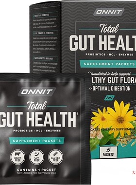 ONNIT Total Gut Health - Complete Probiotics & Digestive