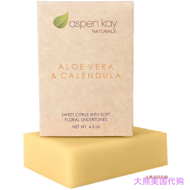 Aspen Kay Naturals Handmade Aloe Vera & Calendula Soap
