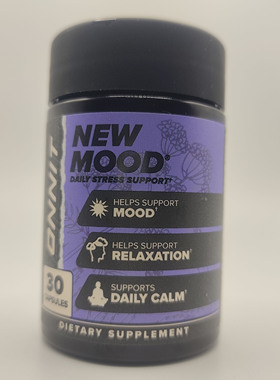 现货 ONNIT New Mood, Daily Stress Support, 30 Capsules