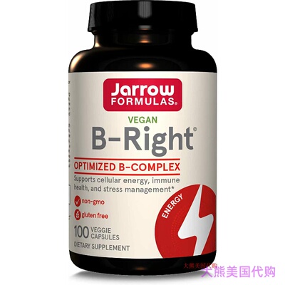 Jarrow Formulas B-right Complex, 100 Veggie Caps