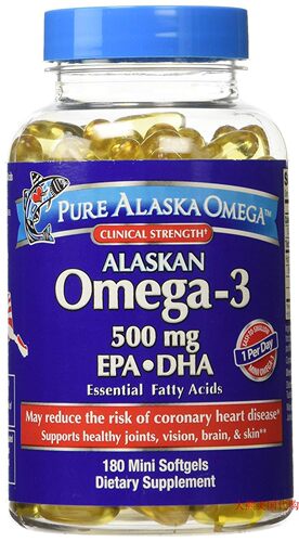 PureAlaskaOmega-3鱼油Alaska