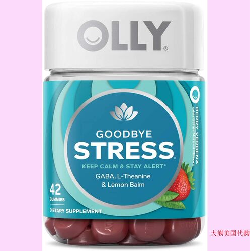 OLLY Goodbye Stress Gummy, 21 Day Supply, 42 Count