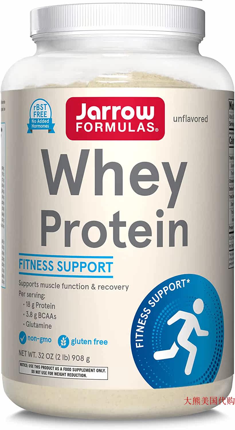Jarrow Formulas Whey Protein, Unflavored - 908g Powder