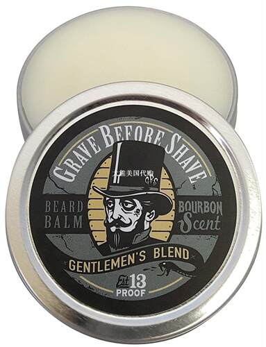 Gentlemen's Blend Beard Balm (Bourbon Scent) , 2 OZ