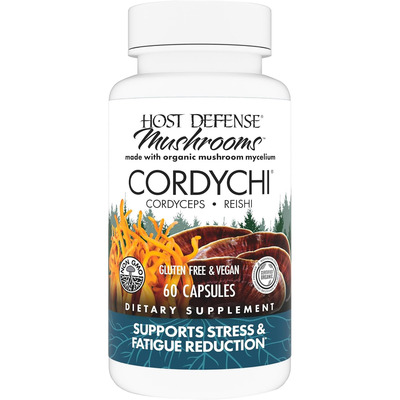 Host Defense Mushrooms CordyChi Capsules, Cordyceps Reishi