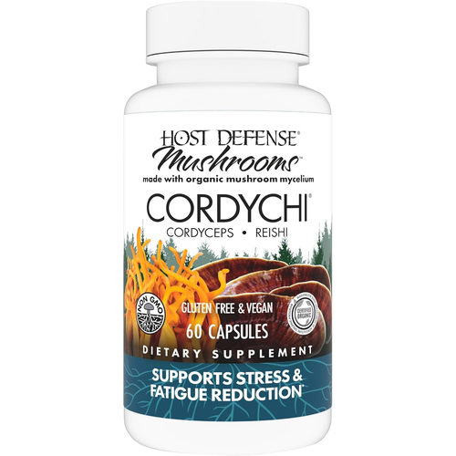 Host Defense Mushrooms CordyChi Capsules, Cordyceps Reishi