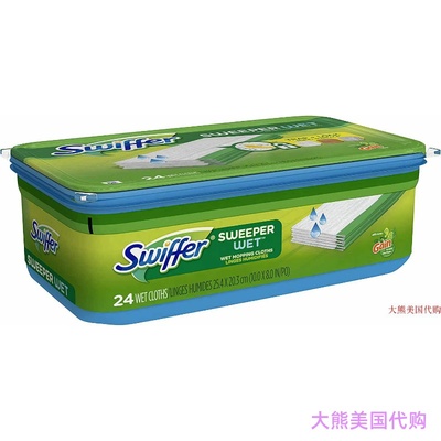 Swiffer Sweeper Wet Mopping Pad Refills, Gain Scent 24 Count