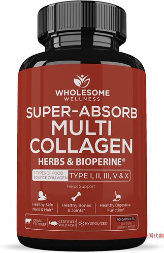 Wholesome Wellness Super-Absorb Multi Collagen, 90 Capsules