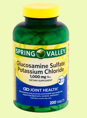 Spring Valley Glucosamine Sulfate Potassium Chloride, 200 ct