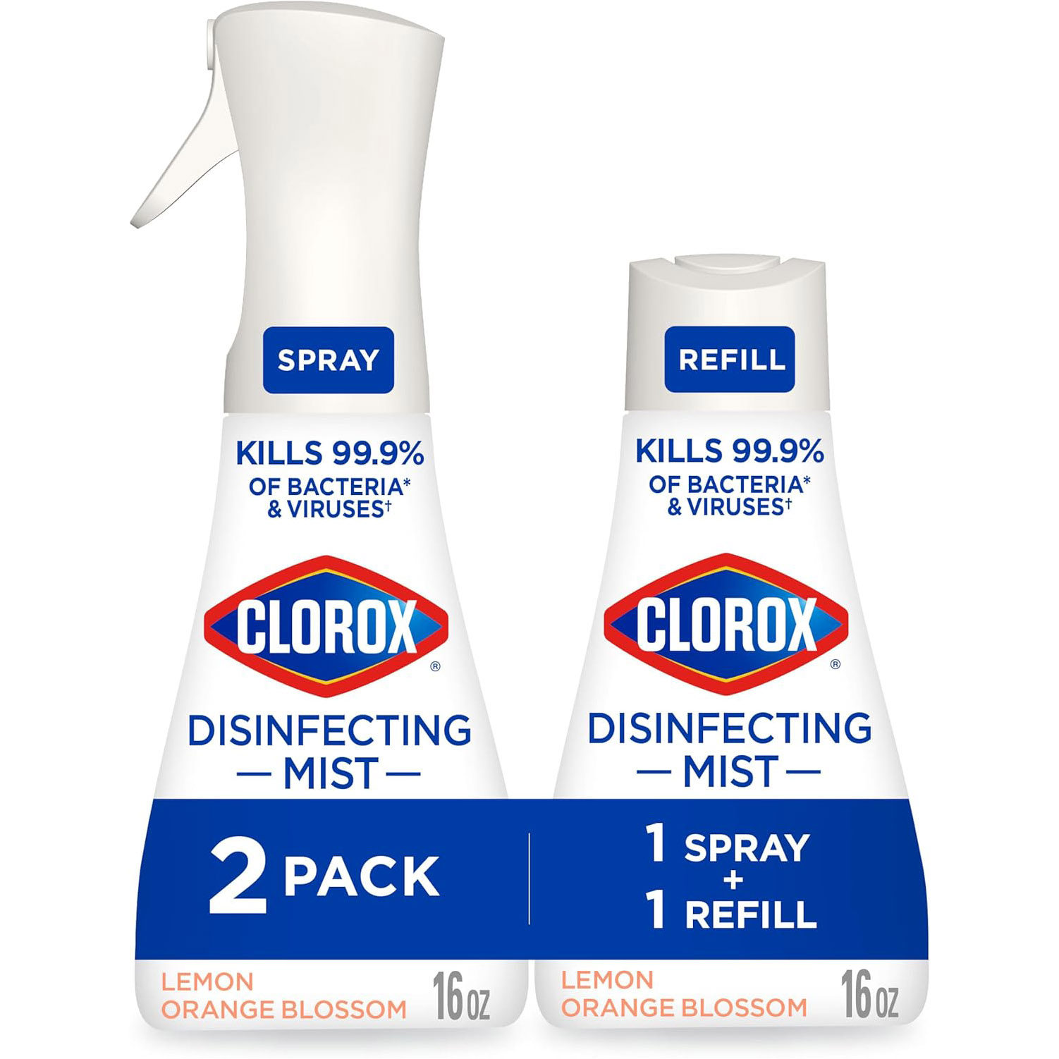 Clorox Disinfecting Mist Spray, Lemon and Orange Blossom