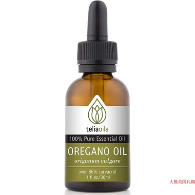Teliaoils Oregano Oil Origannum Vulgare, 30ml 牛至油