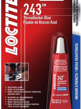 LOCTITE 243 Threadlocker for Automotive, 6 ml
