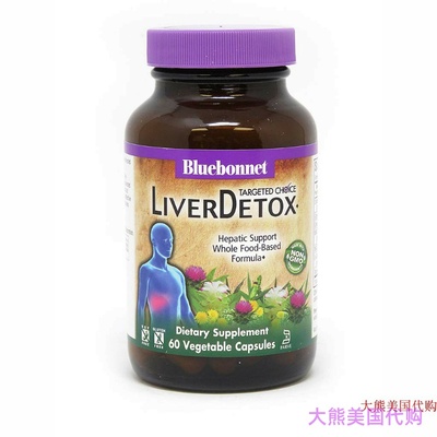 Bluebonnet Nutrition Targeted Choice Liver Detox Herbal