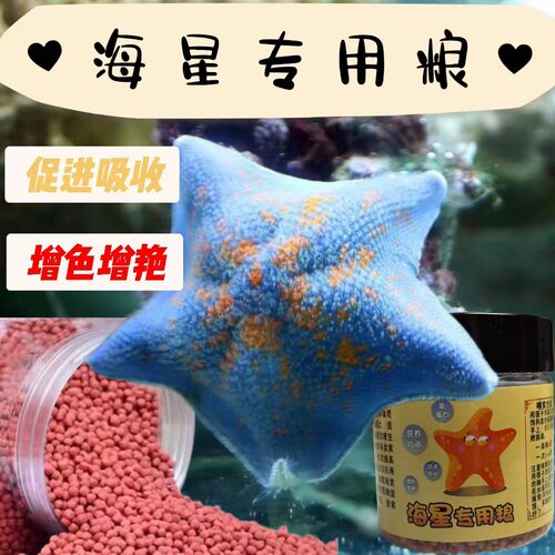 海星专用饲料海星粮海星增色粮海星食物营养不浑水派大星食物