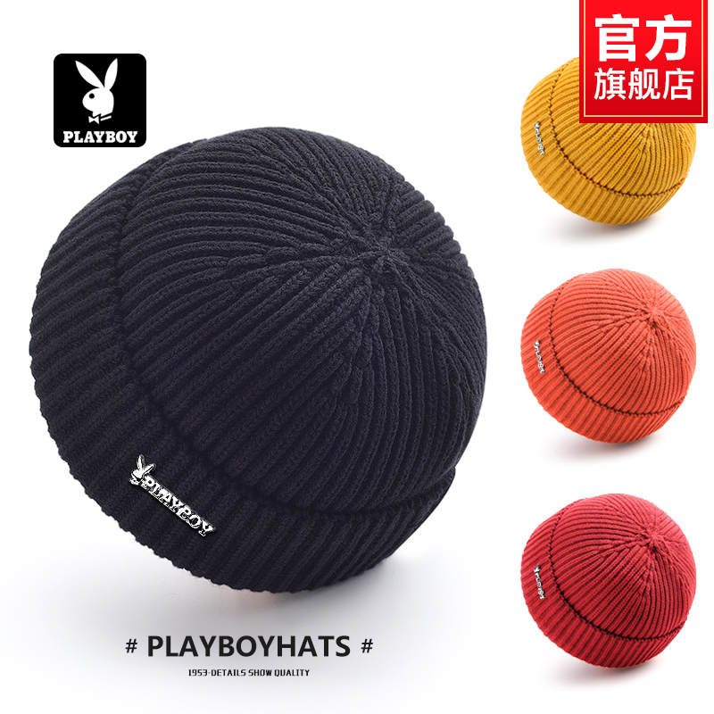 花花公子地主帽男士加厚瓜皮帽潮