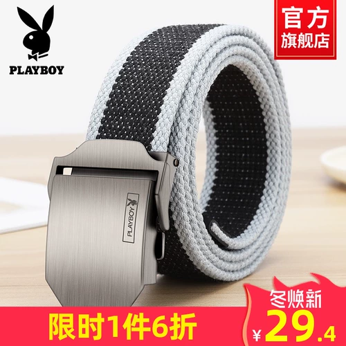 Playboy, тканевый ремень, плетеные универсальные штаны, простой и элегантный дизайн, в корейском стиле