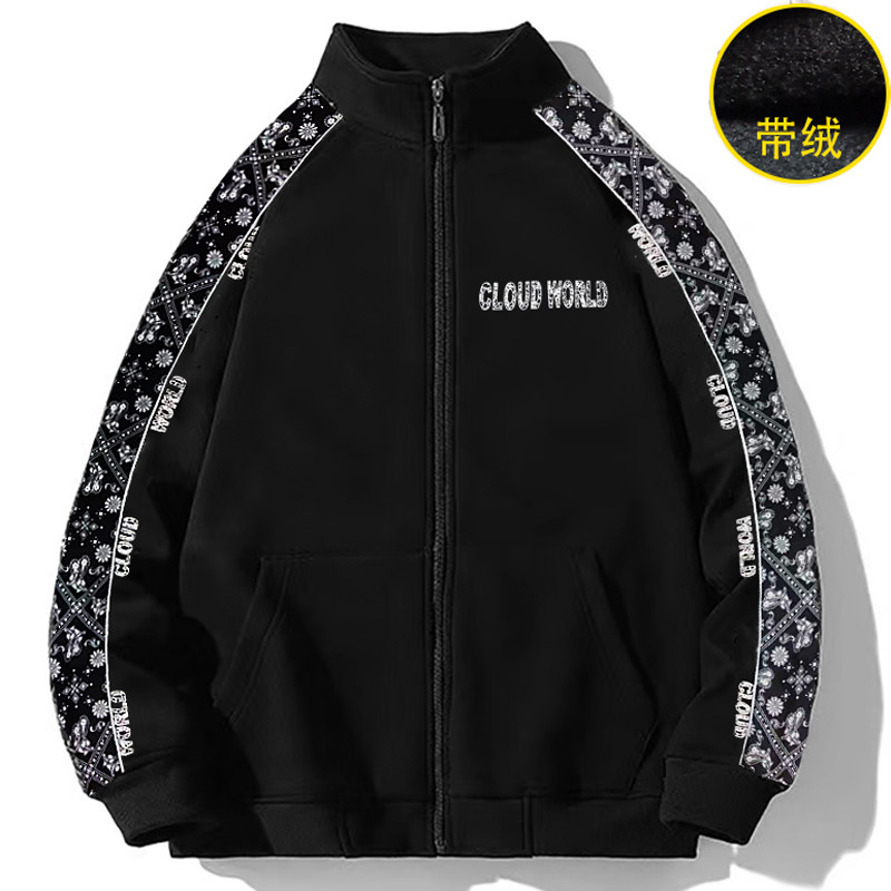 特大码加肥加大肥佬加绒男夹克