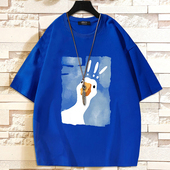 超大版 体恤t恤男夏装 特大码 肥佬加肥加大号400斤重磅上衣圆领短袖