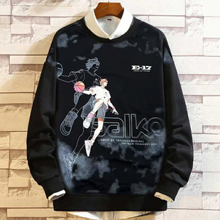 加肥加大号国潮胖哥肥佬11XL特大码 体恤卫衣男 400斤宽松休闲长袖