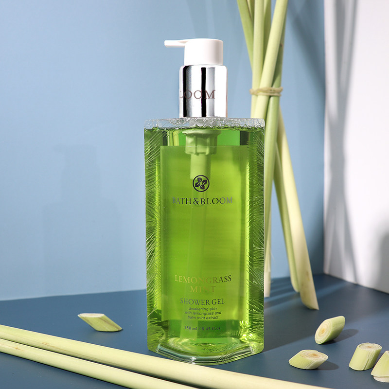 品牌直发 泰国 bath&bloom 天然柠檬草薄荷沐浴露啫喱 清爽保湿