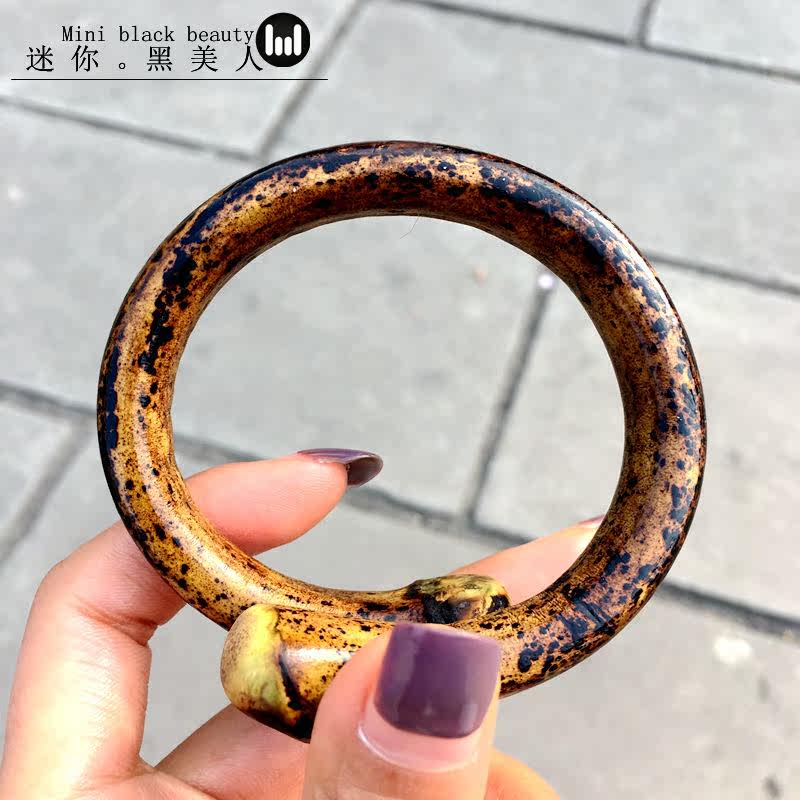 豹纹藤镯金刚藤复古文艺