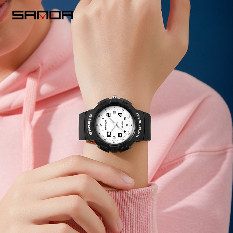 三达新款女生中高考考试户外运动指针圆盘初高中学生个性石英腕表,手表,国产腕表,淘宝优惠券,粉丝福利购,淘宝优惠卷