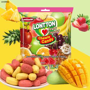 LonttonWF马来西亚进口水果味软糖结婚糖果网红爆款办公休闲零食