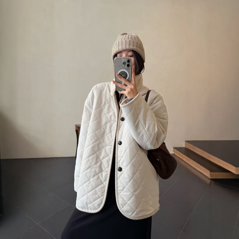 摩登197双面穿单排扣羊羔毛大衣