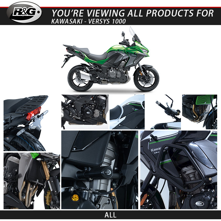 英国rg改装 车身防摔球护杠护网发动机盖短尾川崎versys异兽1000