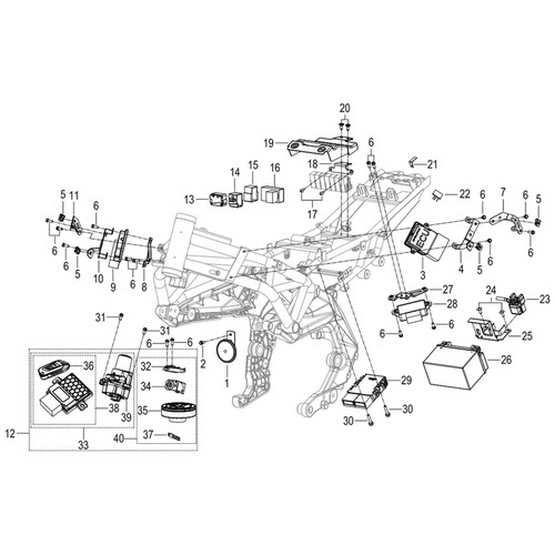原厂 追600 蓄电池(奥龙/力扬单用/YTX9-BS/英文/BJ600GS)