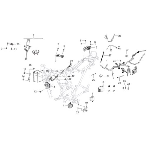 原厂 金龙150 蓄电池(奥龙/力扬单用/YTX7L-BS/英文/BJ250-15)