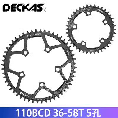 DECKAS正负齿盘片自行车链轮