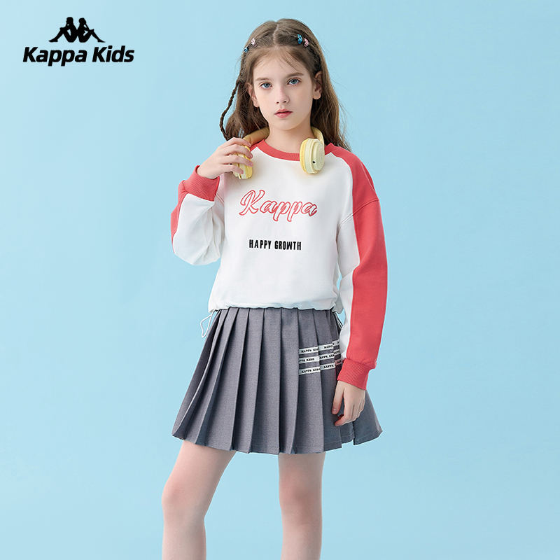 Kappa卡帕童装儿童卫衣女