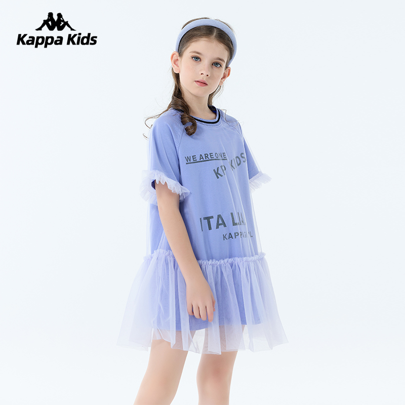Kappa卡帕童装女童连衣裙夏季