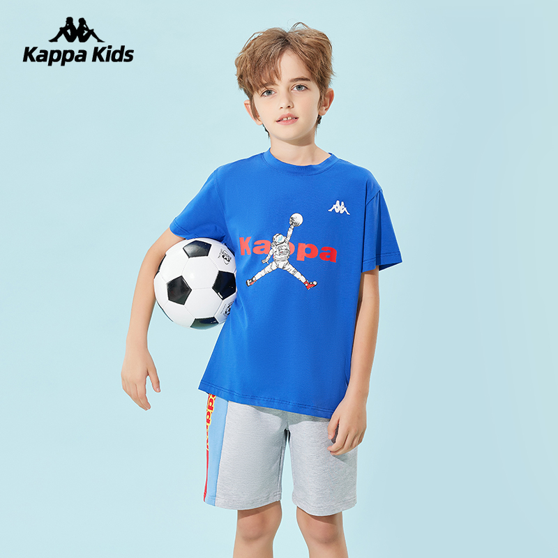 Kappa卡帕童装儿童半袖男夏季