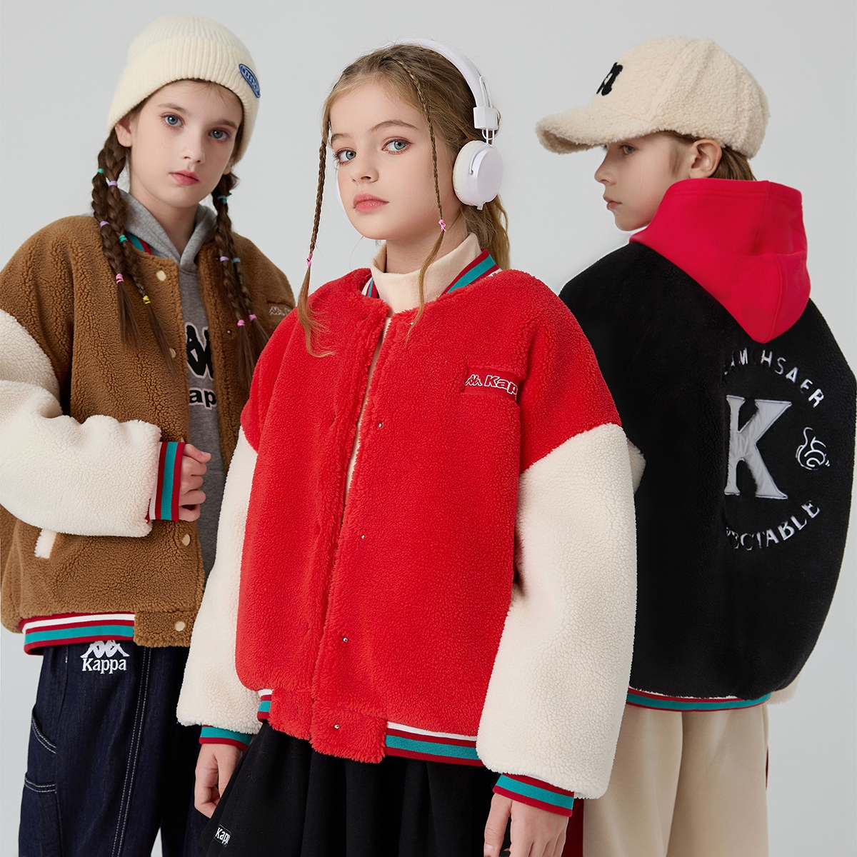 KAPPAKIDS冬季新款加厚棒球服