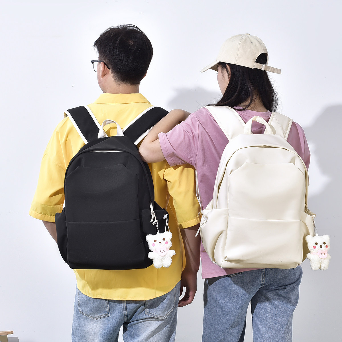 日韩版双肩包大容量男女生学生书包旅游背包电脑包2026新款简约潮