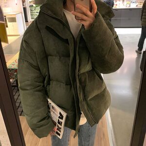 灯芯绒潮棉服面包冬季韩版hi宽松