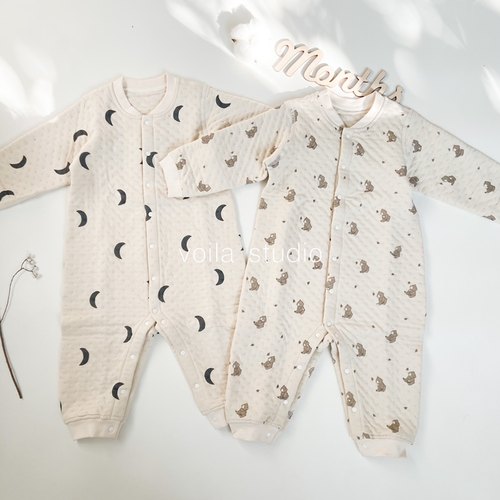 云感超柔空气棉婴儿连体衣秋冬