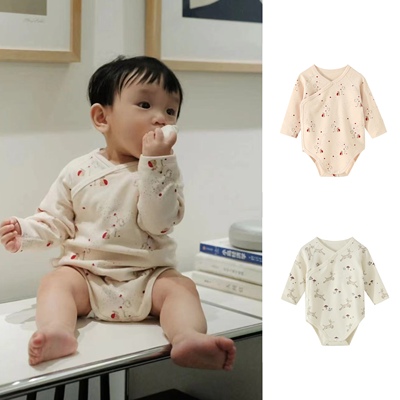 婴儿a类纯棉包屁衣秋冬加厚