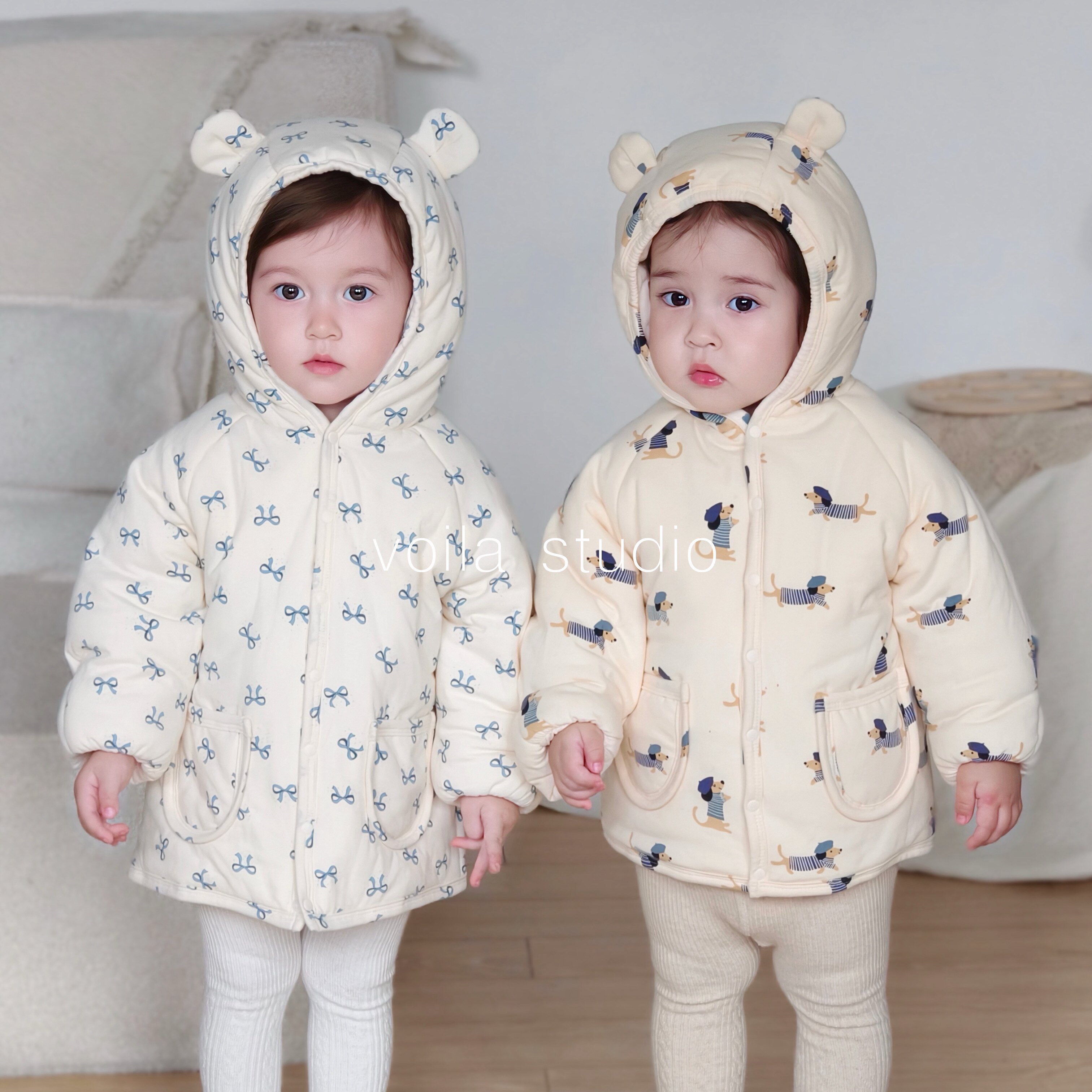 超萌熊耳朵~秋冬棉服外套