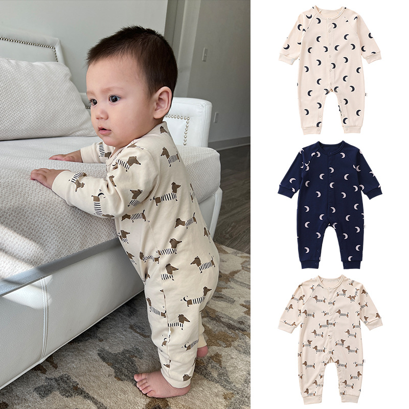 100%纯棉婴儿连体衣春秋insA类