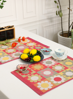 瑞典lund 安妮卡餐垫 儿童餐巾吸水隔热餐桌茶几垫杯垫擦手巾