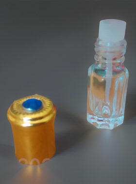 厂家直销沾棒八角药水瓶滚珠玻璃