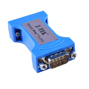z-tek力特RS232转TTL模块3.3V/5V兼容电压工业级无源型通讯模块电平转换送接线端免电免驱ZY424